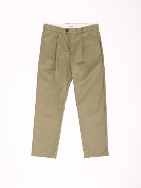 WICK TROUSER IN KHAKI RECYCLED ORGANIC COTTON